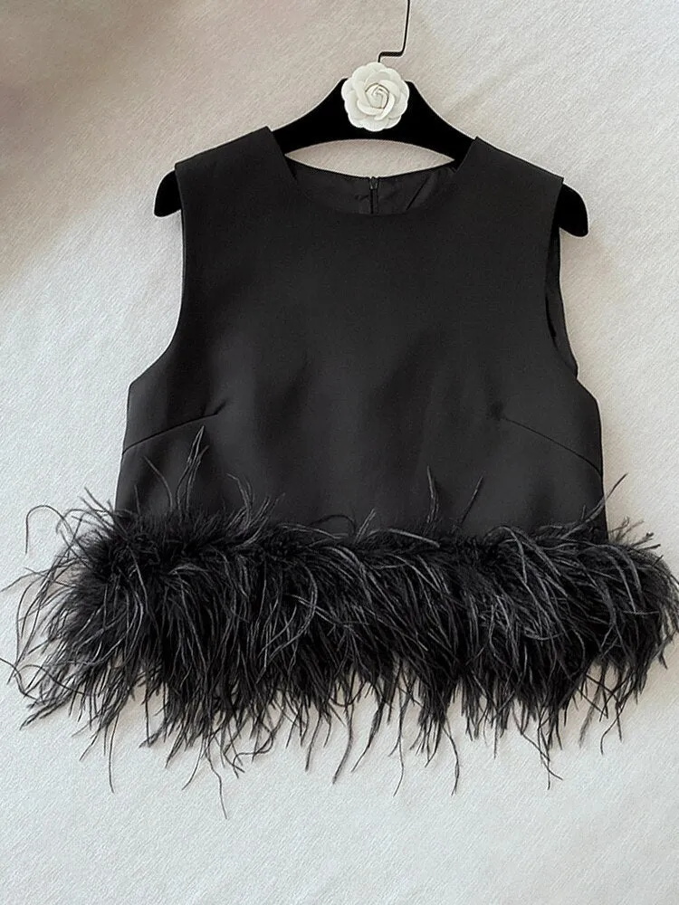 Uniwim 2024 HALSEY FEATHER BLOUSE