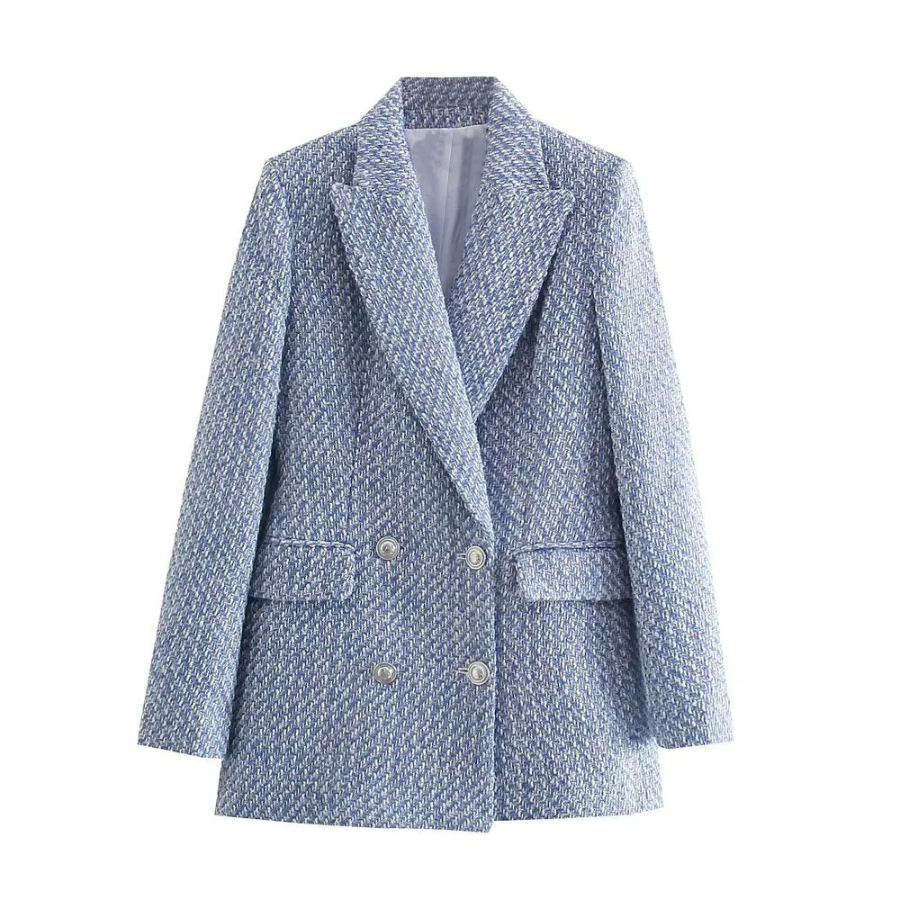 Urban Casual Women's Double Breasted Blazer