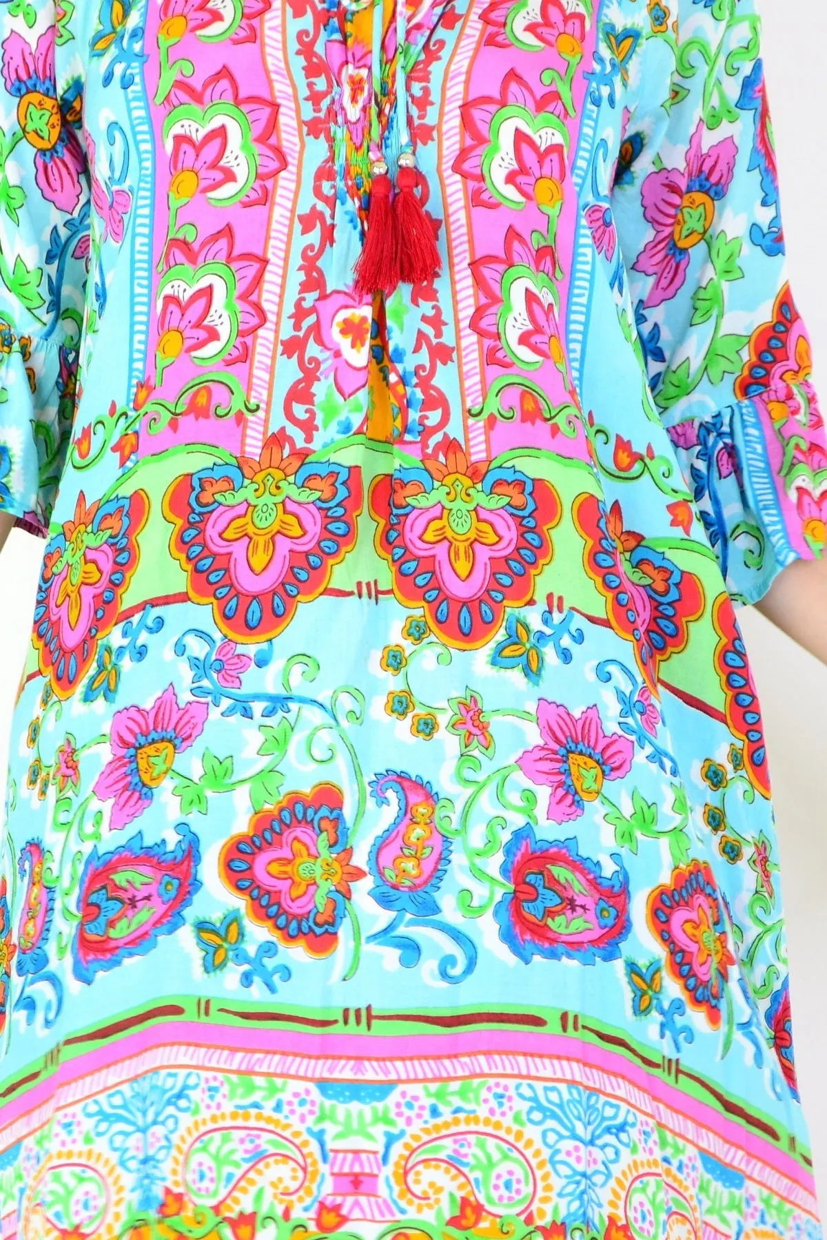 Varosha Dress Turquoise Dress