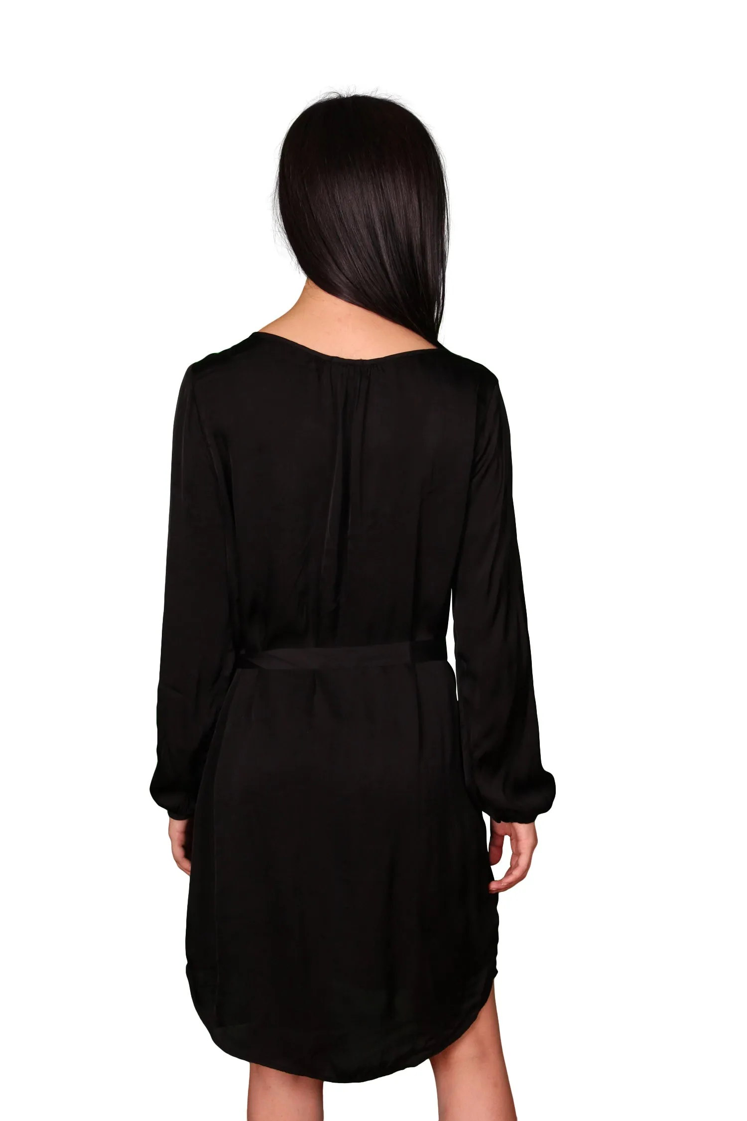 Velvet by Graham & Spencer Amorita Satin V Neck Dress