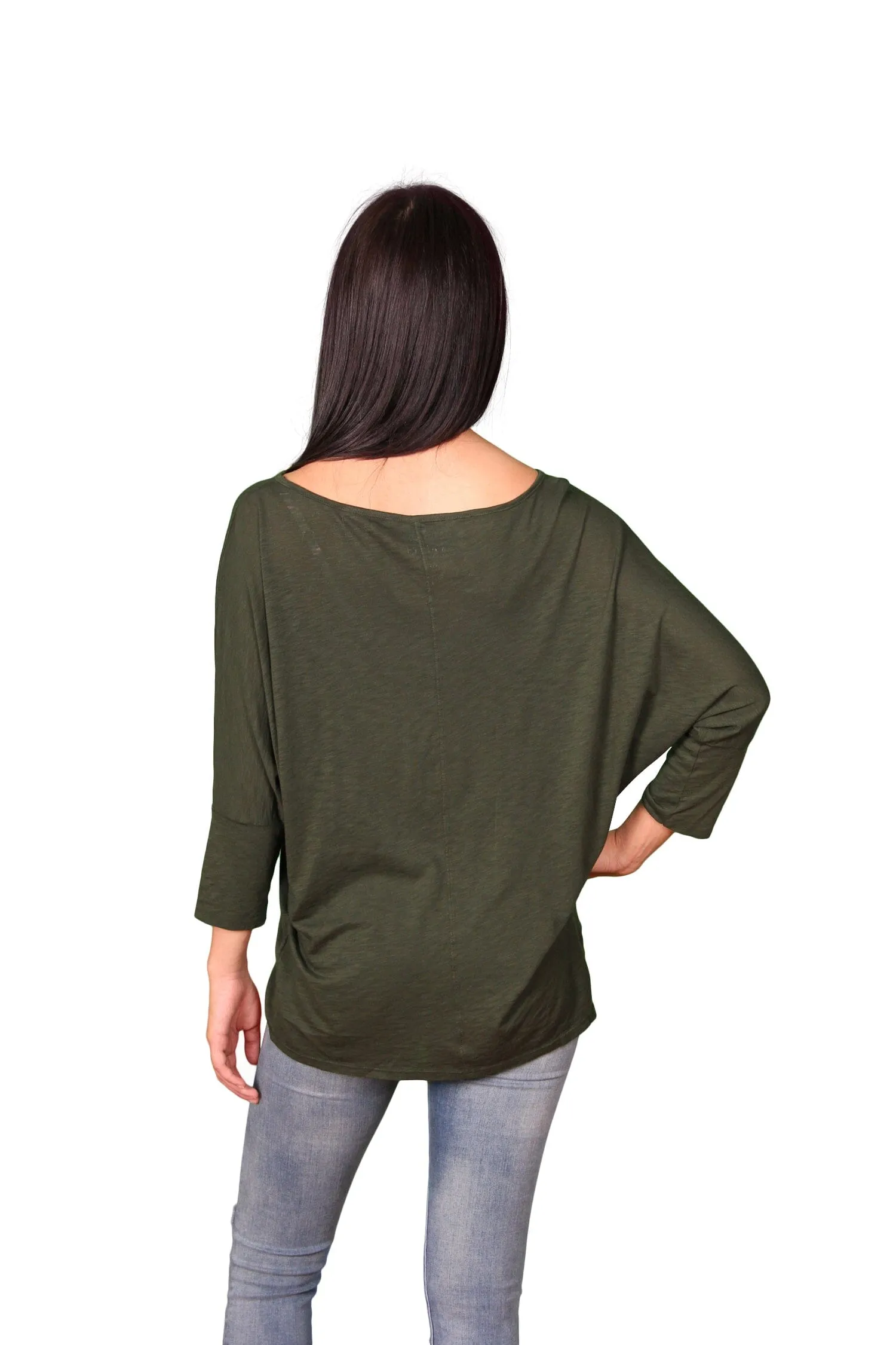 Velvet by Graham & Spencer Deva Luxe Slub Dolman Top