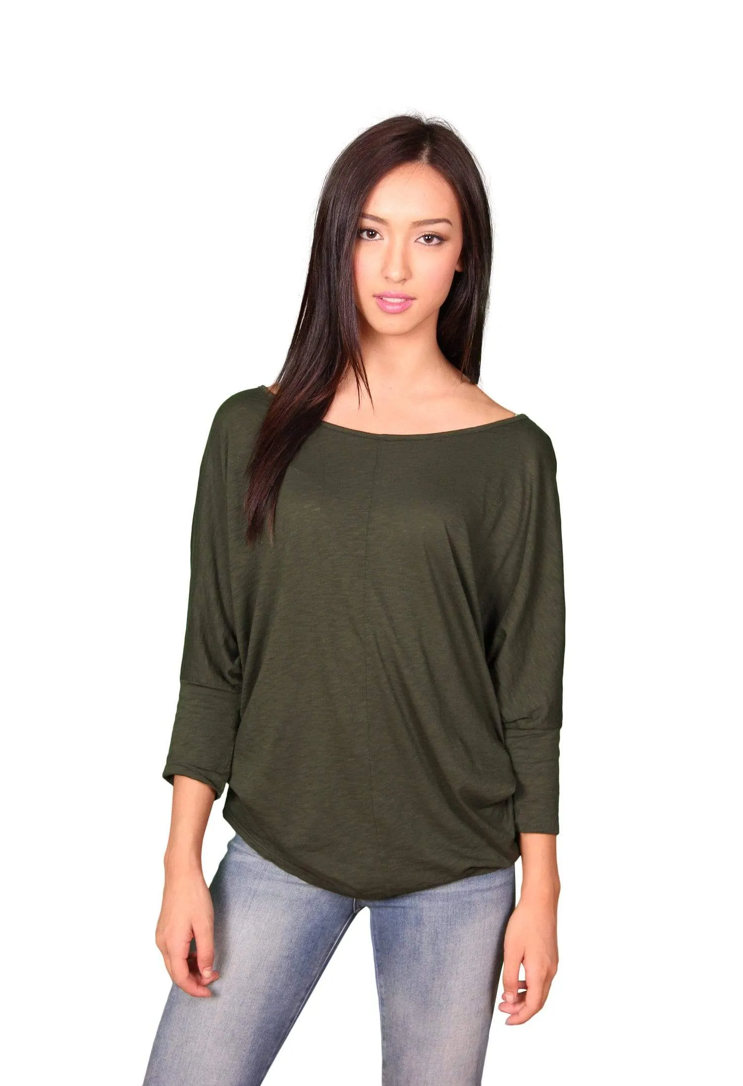 Velvet by Graham & Spencer Deva Luxe Slub Dolman Top