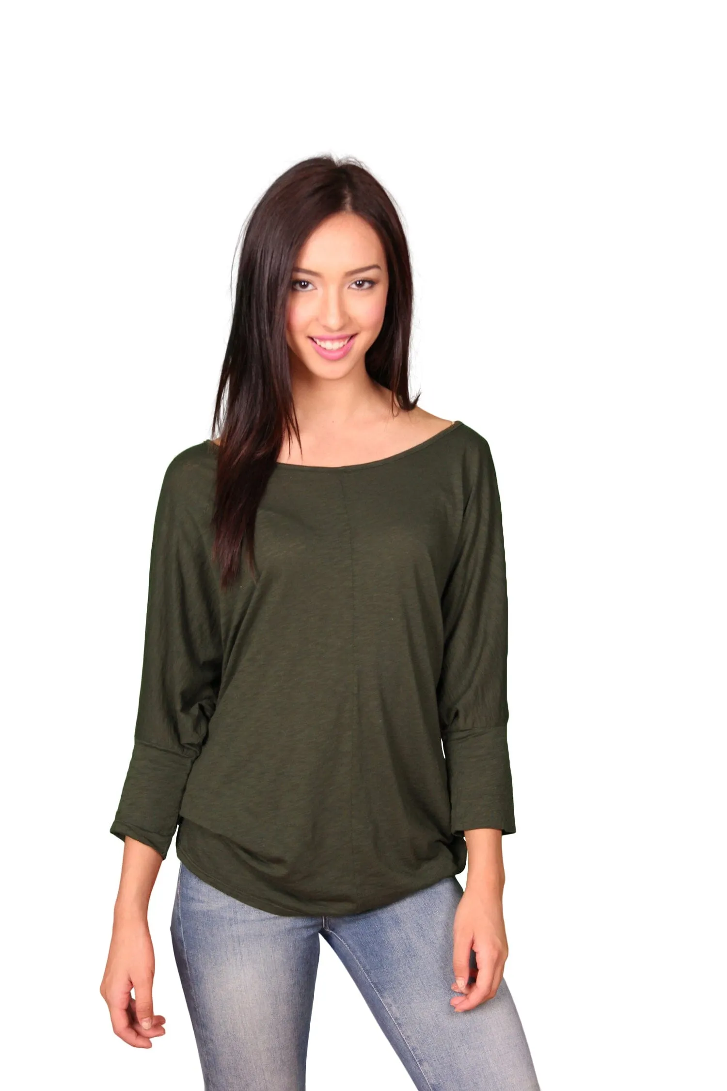Velvet by Graham & Spencer Deva Luxe Slub Dolman Top