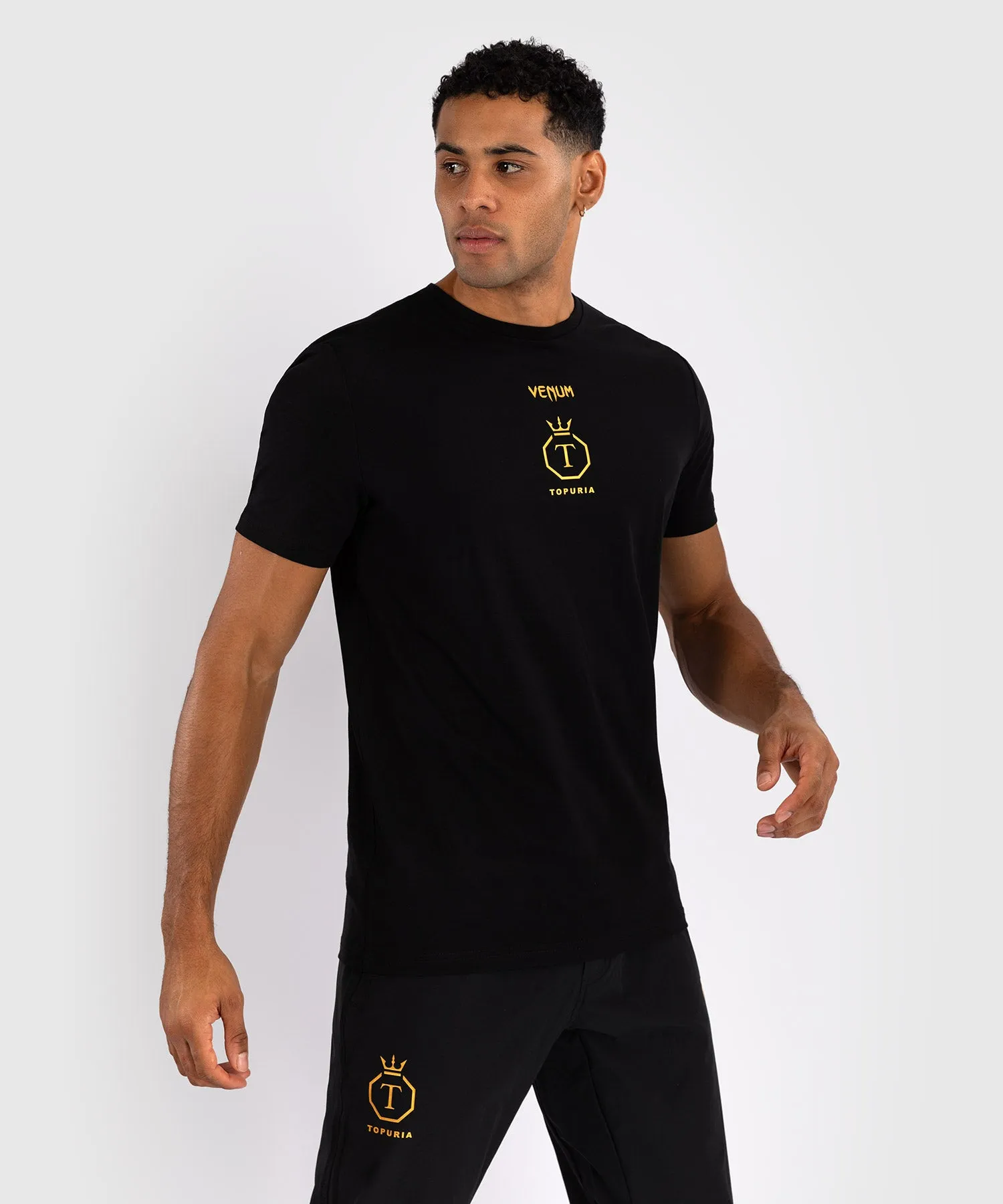 Venum x Ilia Topuria Unmatched T-Shirt - Black/Gold
