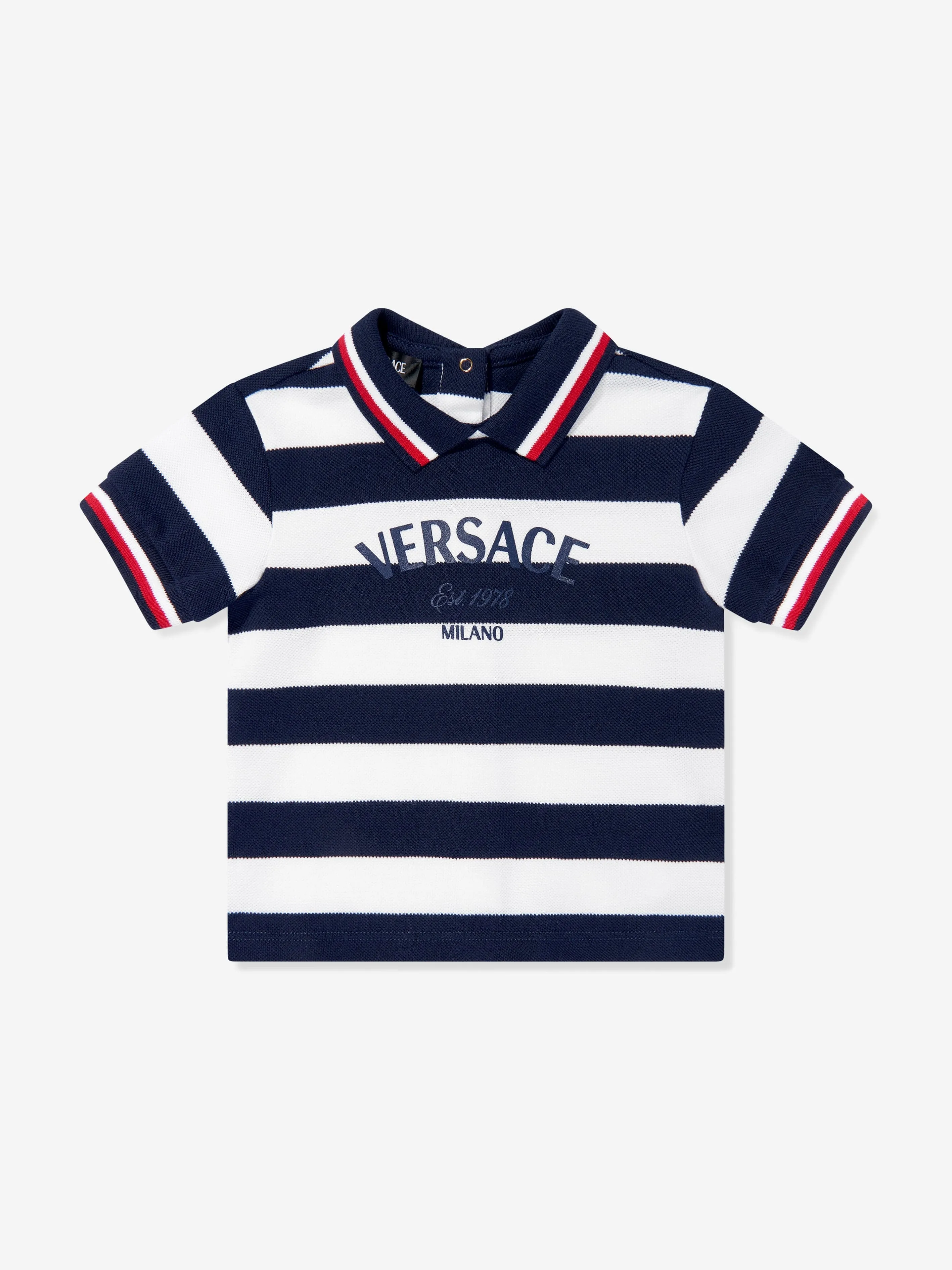 Versace Baby Boys Nautical Shorts Set in Navy
