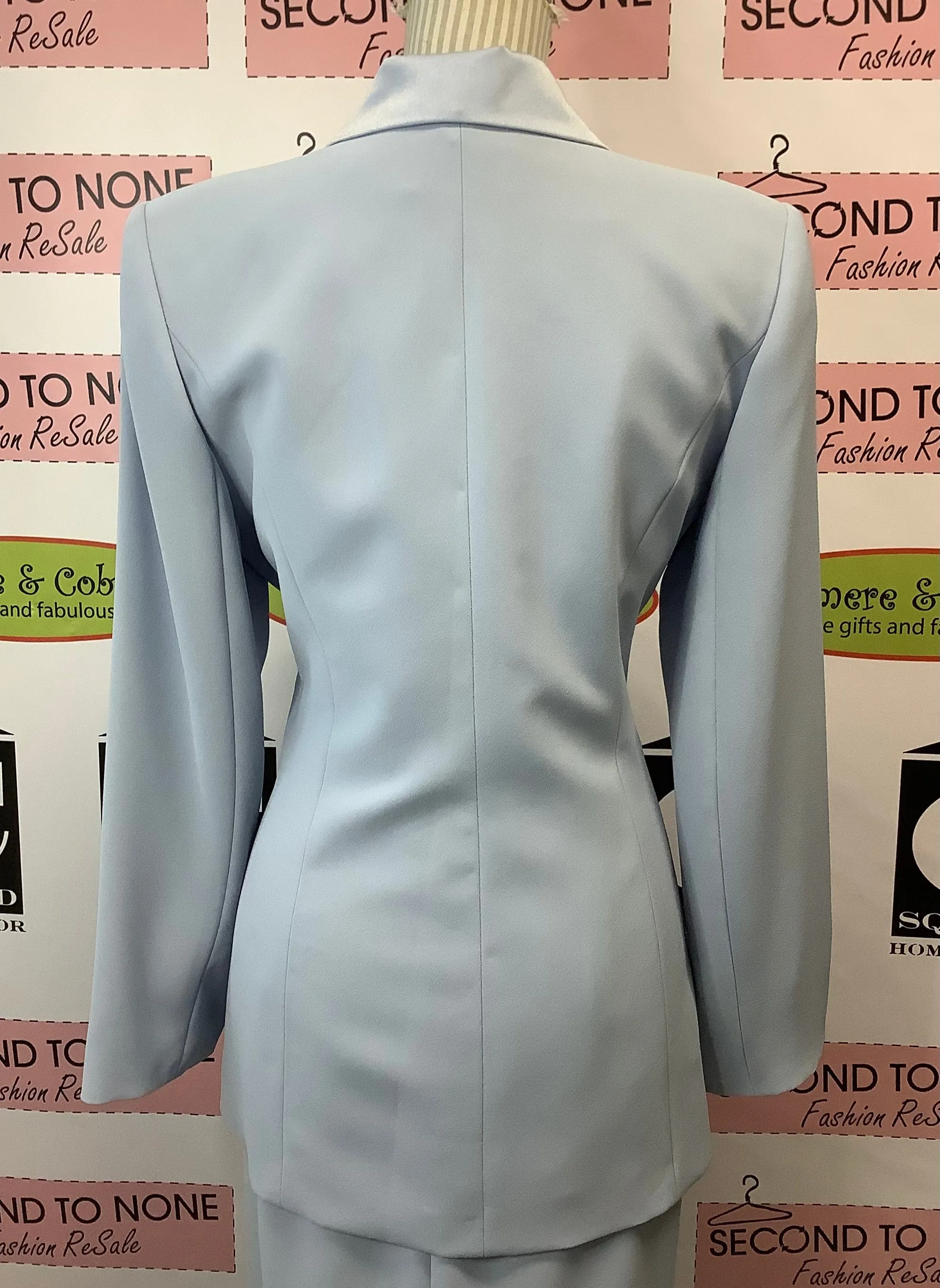 Vintage INTRO Sky Blue Dress Suit (Size 12)