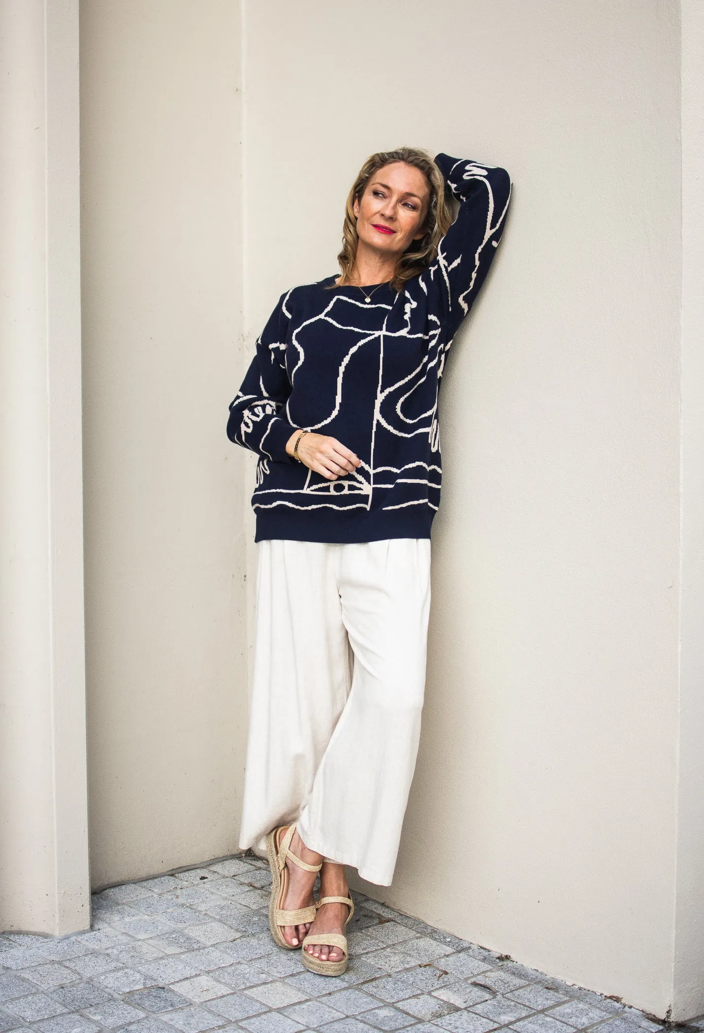 Willow Tree Monki Knit Jumper Mocha S/M