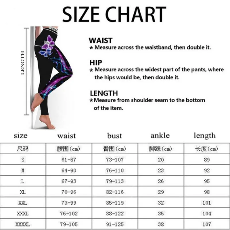 Wjczt Sport Leggings Women 3D Digital Fire Printed Tights Yoga Pants Flame Gym Clothing Femme Workout Leggins Ladies Leginsy Damskie
