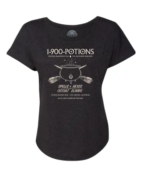 Women's 1 900 Potions Witch Scoop Neck T-Shirt