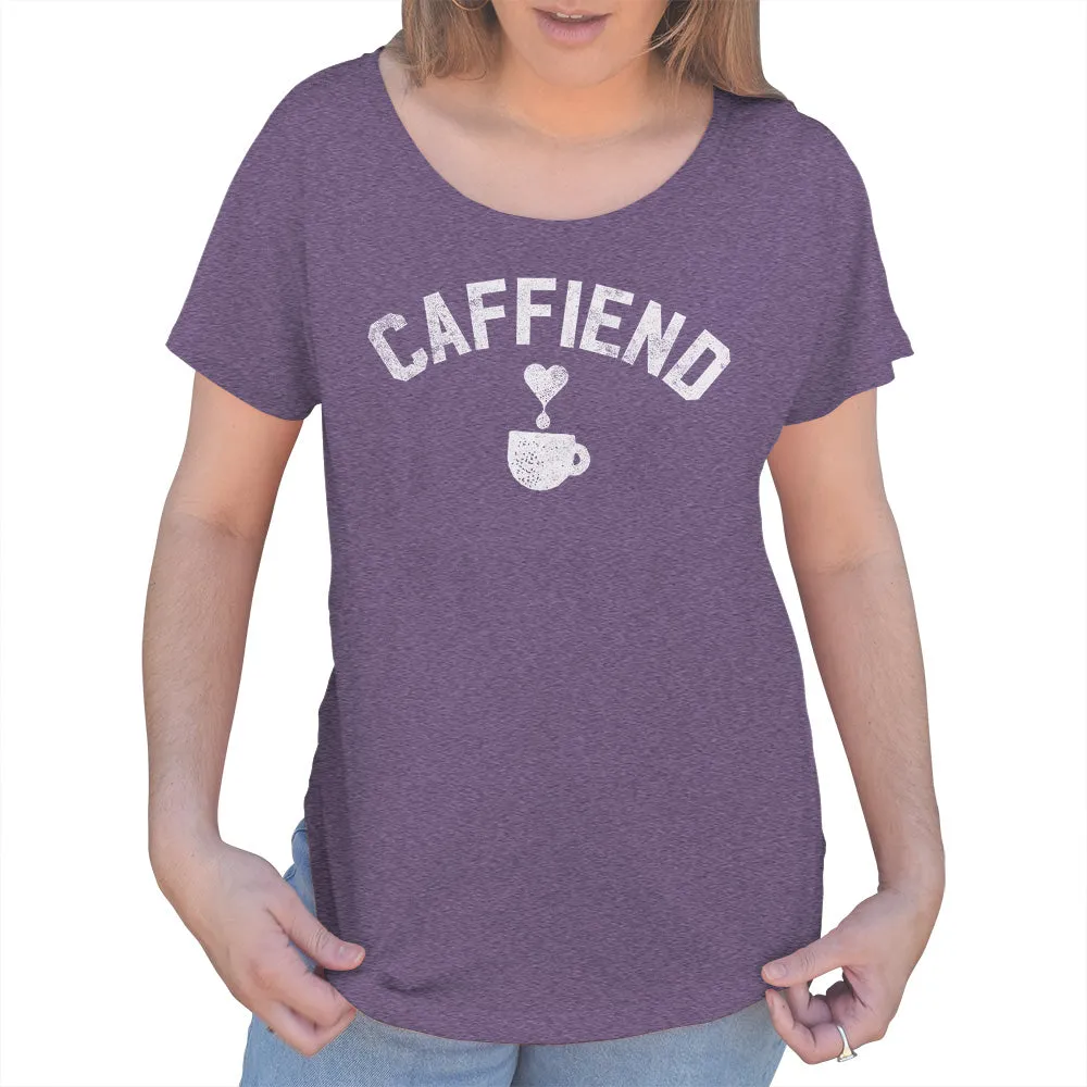 Women's Caffiend Scoop Neck T-Shirt