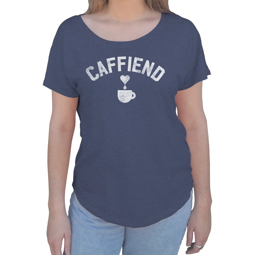 Women's Caffiend Scoop Neck T-Shirt