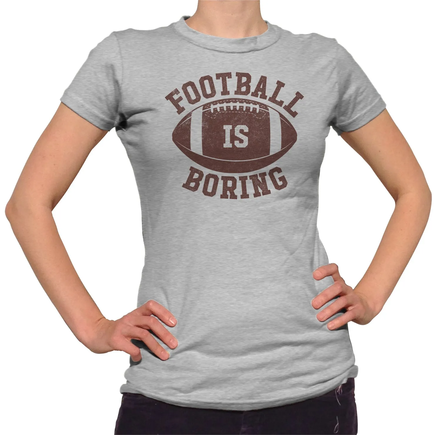 Women's Football is Boring T-Shirt - Anti Football Shirt