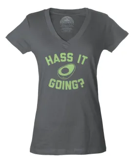 Women's Hass It Going Avocado Vneck T-Shirt