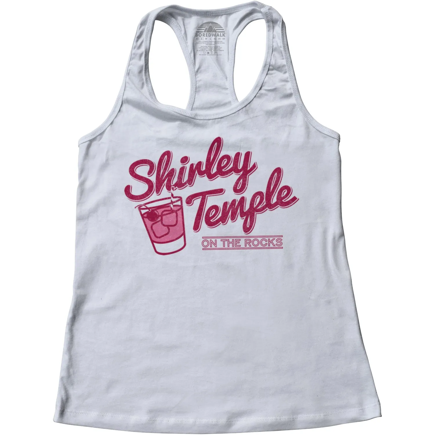 Women's Shirley Temple On The Rocks Racerback Tank Top