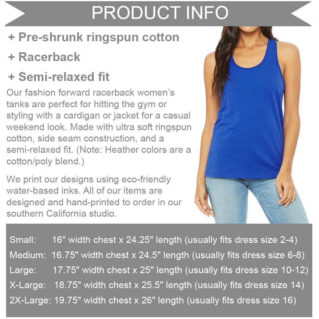 Women's Shirley Temple On The Rocks Racerback Tank Top