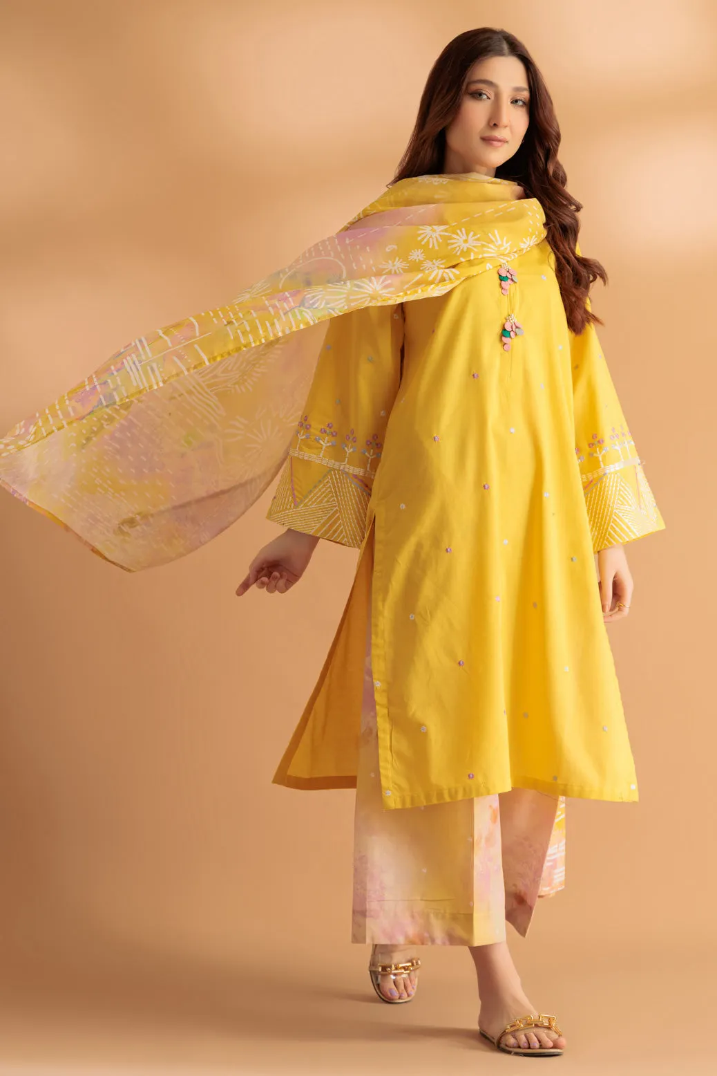 YELLOW-CAMBRIC-3 PIECE (1S24B3P100)