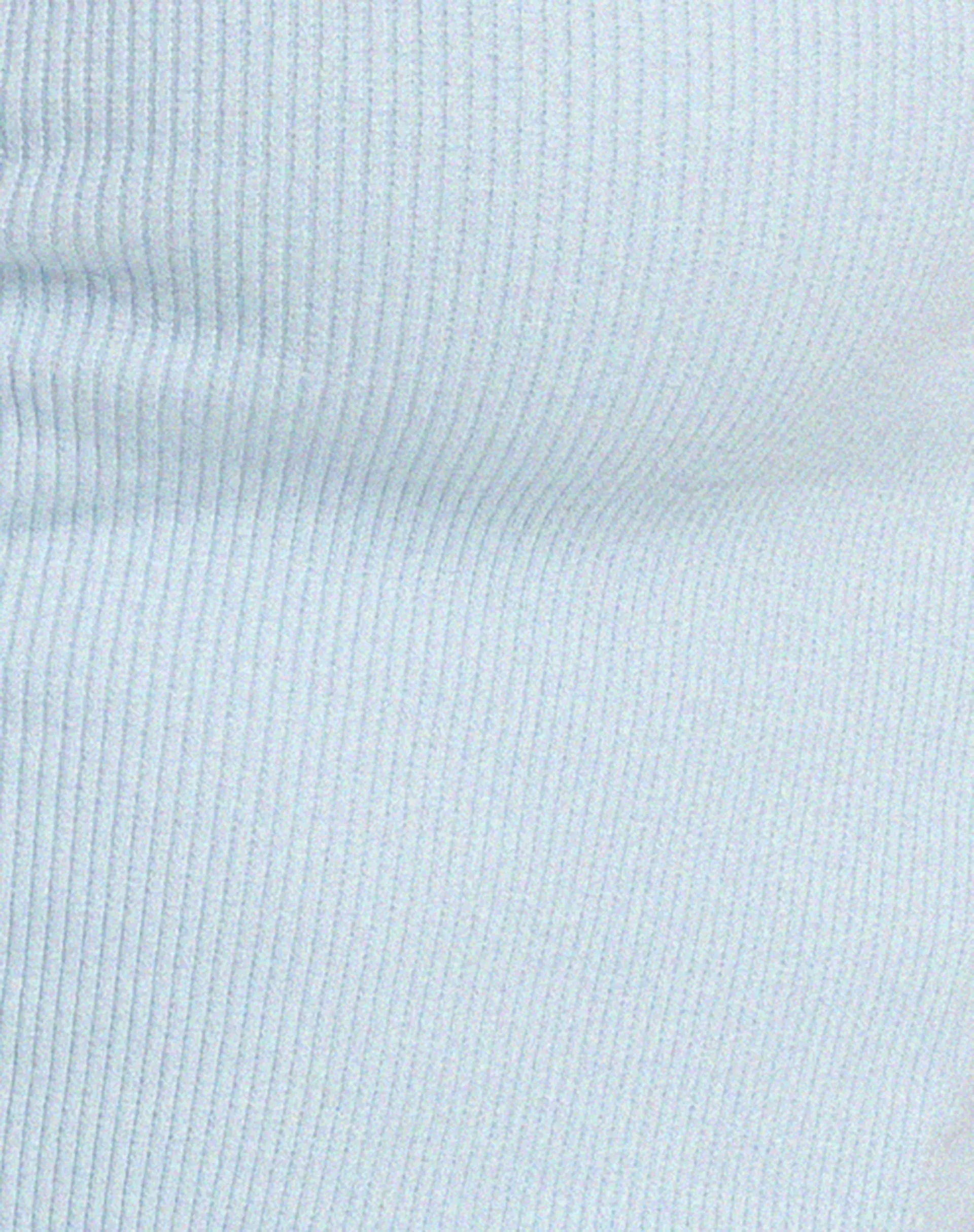 Yusa Crop Top in Rib Powder Blue